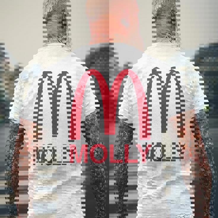 Molly Raveファッションedmtシャツ メンズTシャツ バックプリント 高齢者への贈り物