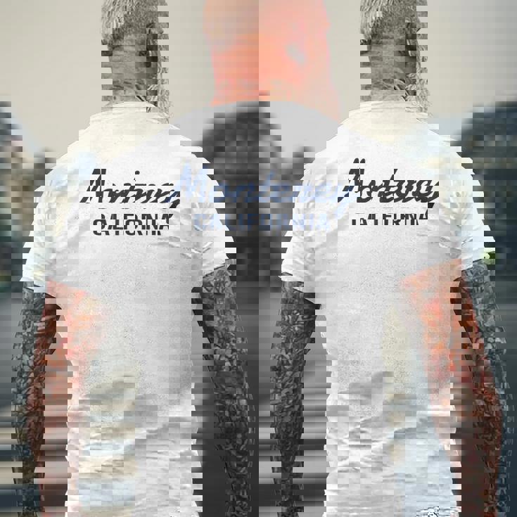 Monterey California Throwback Classic メンズTシャツ バックプリント 高齢者への贈り物