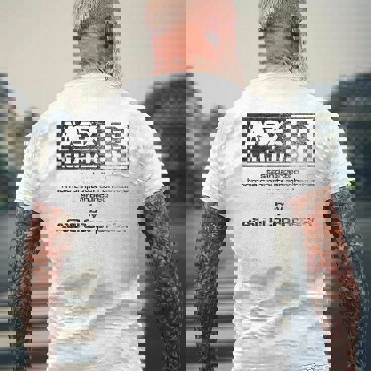 Msx Turbo R グリーン&ストーンウォッシュ効果 メンズTシャツ バックプリント 高齢者への贈り物