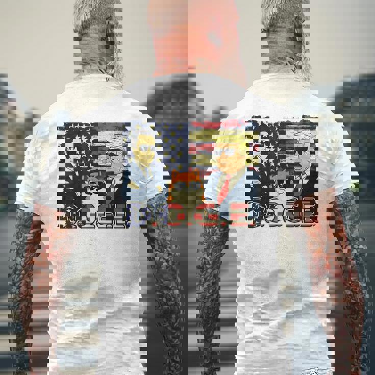 NewDoge DoGE 特殊部隊ダークdoge メンズTシャツ バックプリント 高齢者への贈り物