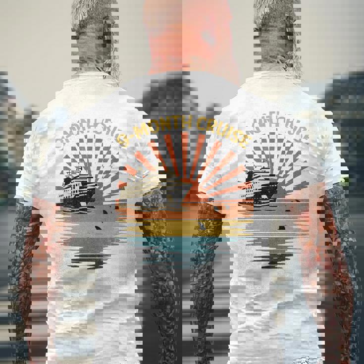 Nine Month Cruisehipunset Withharks In Ocean 長袖tシャツ メンズTシャツ バックプリント 高齢者への贈り物