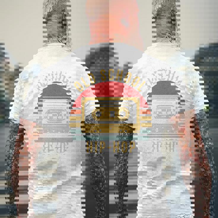 Oldchool ヒップホップ 80年代90年代音楽 長袖tシャツ メンズTシャツ バックプリント 高齢者への贈り物