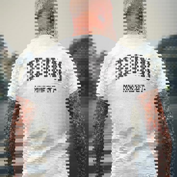 Red Wing ミネソタ Mn ヴィンテージ アスレチック スポーツデザイン メンズTシャツ バックプリント 高齢者への贈り物