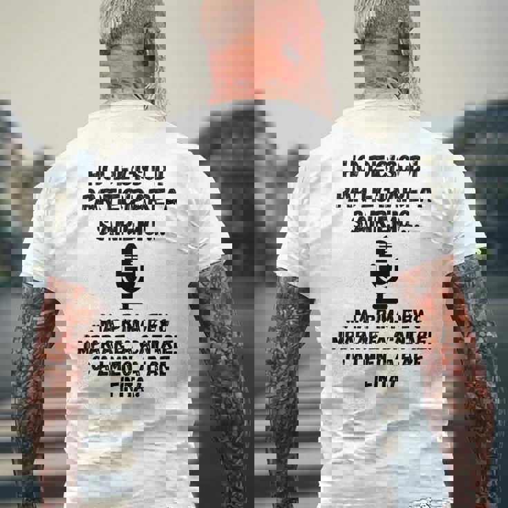 Sanremo 2025 Expression シャツ メンズTシャツ バックプリント 高齢者への贈り物