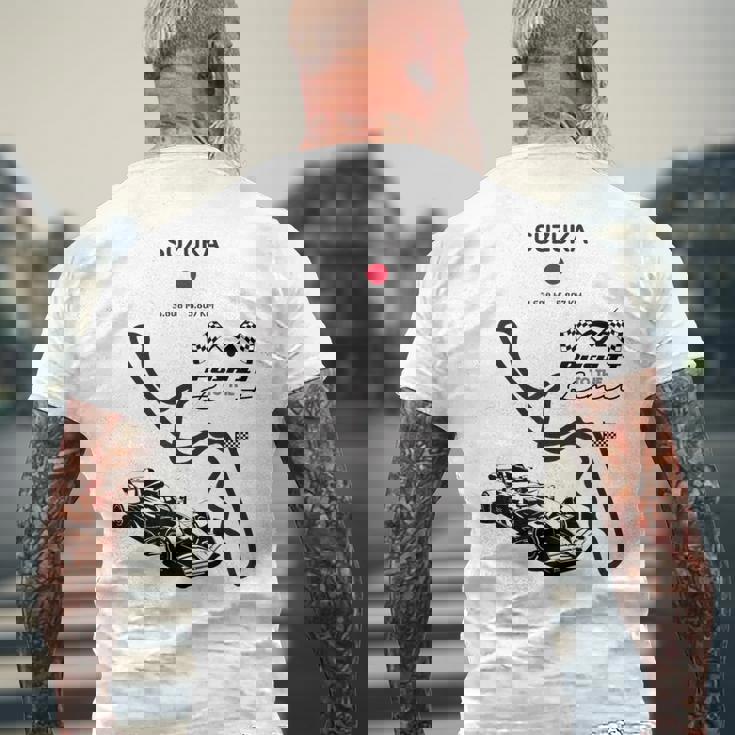 Sim Racing Esport 鈴鹿ゲーミングレーサー メンズTシャツ バックプリント 高齢者への贈り物