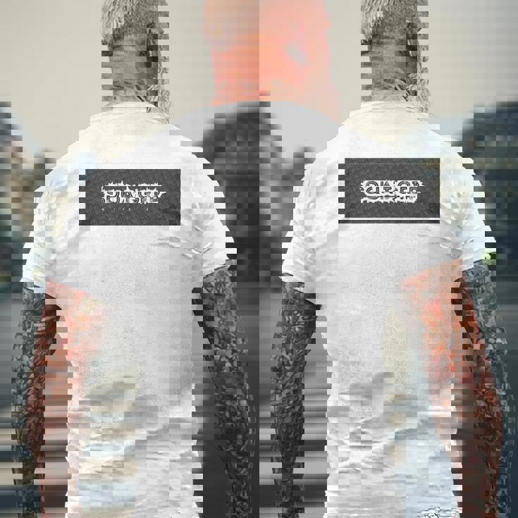 Squat Grip 3 メンズTシャツ バックプリント 高齢者への贈り物