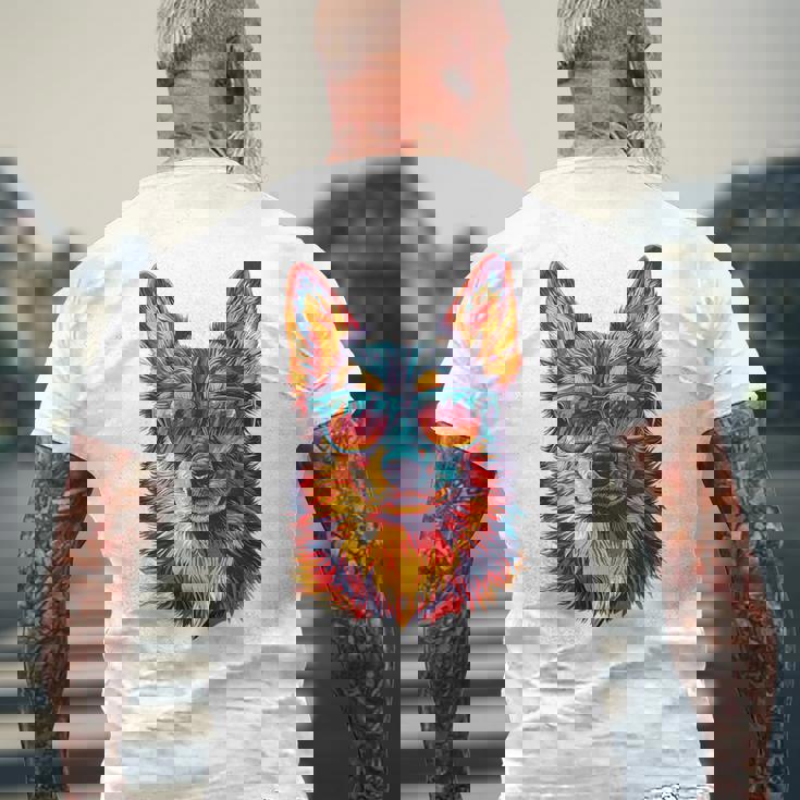 Swedishallhund 犬 モチーフ ペット サングラスwedishallhund メンズTシャツ バックプリント 高齢者への贈り物