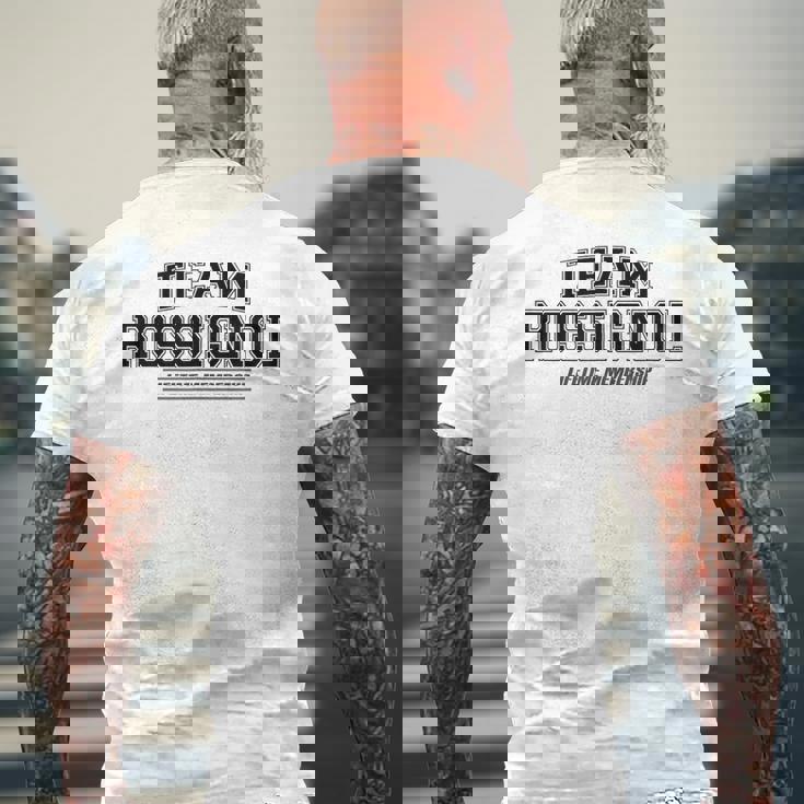 Team Rossignol メンズTシャツ バックプリント 高齢者への贈り物