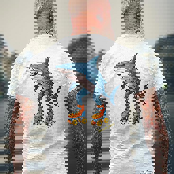 Tralalero Tralala ブレイン レッド ファニー サメ ミーム 長袖tシャツ メンズTシャツ バックプリント 高齢者への贈り物