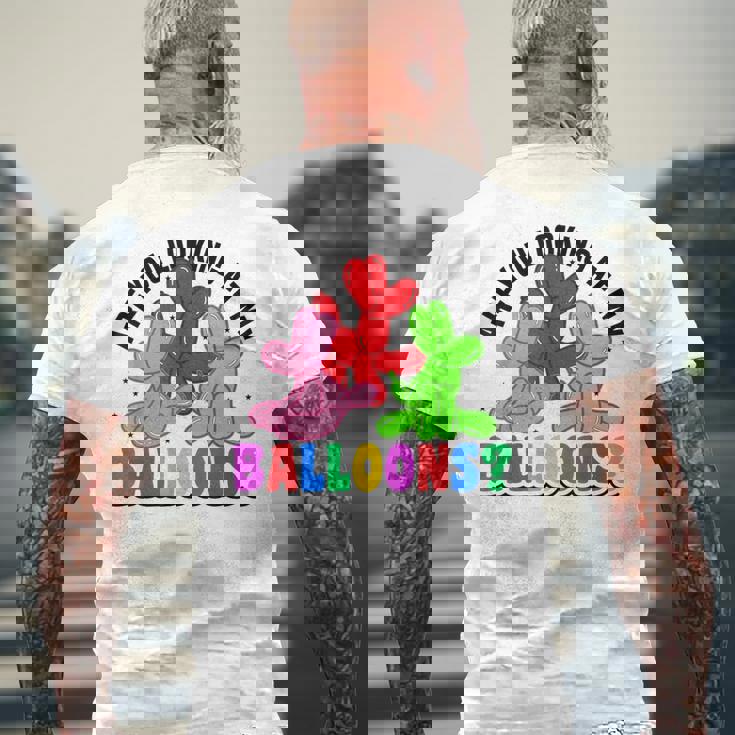 Twisting Balloon バルーンツイスト アート バルーンモデリング メンズTシャツ バックプリント 高齢者への贈り物