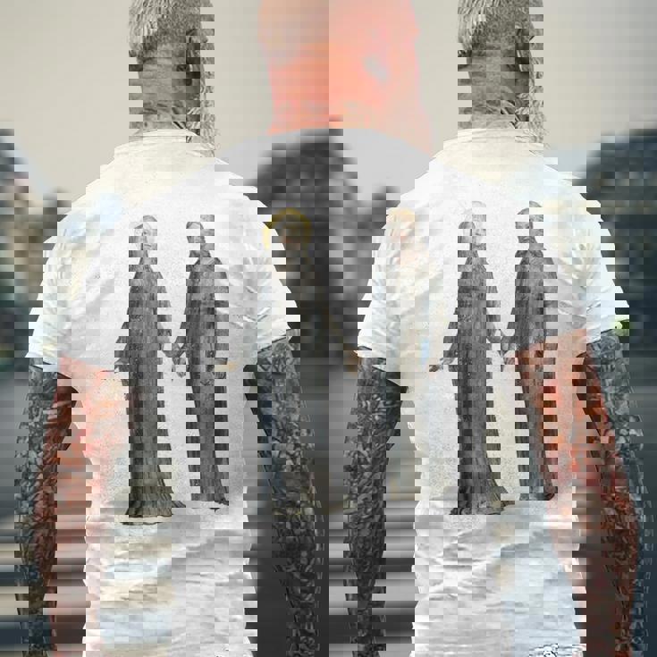 Theun In His Rrath 長袖tシャツ メンズTシャツ バックプリント 高齢者への贈り物