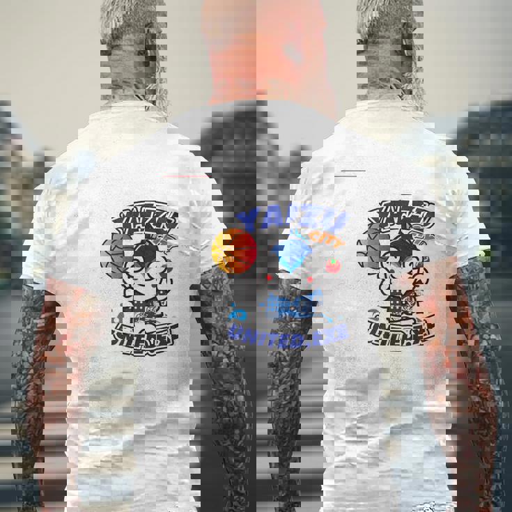 Yaizu City UnitedExe_31_上甲朝也 メンズTシャツ バックプリント 高齢者への贈り物