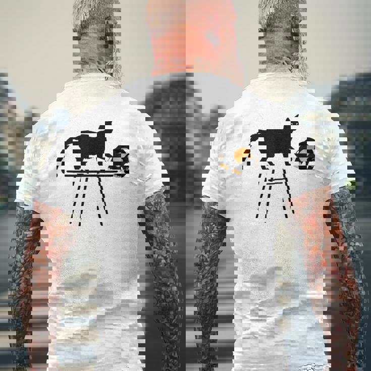 「おもしろいキャットレディが欲しい方法」に投票します メンズTシャツ バックプリント 高齢者への贈り物