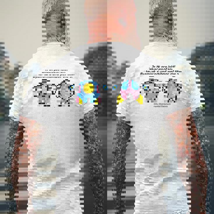 「ツインビー」Team-Work メンズTシャツ バックプリント 高齢者への贈り物