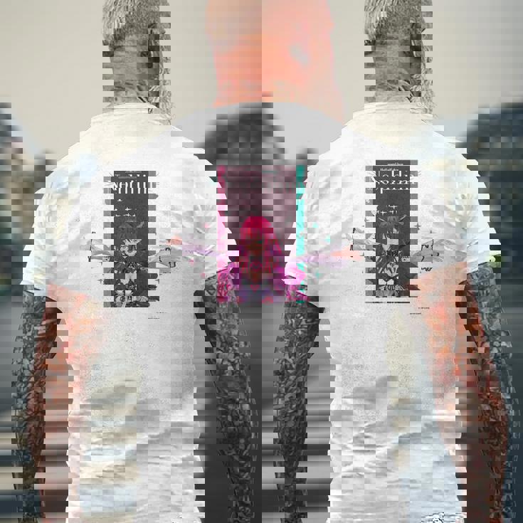 【Irys】ホロぐら名場面 メンズTシャツ バックプリント 高齢者への贈り物