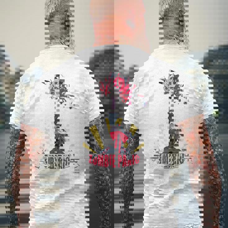 【クレイジー・オリー】ホロぐら名場面 メンズTシャツ バックプリント 高齢者への贈り物