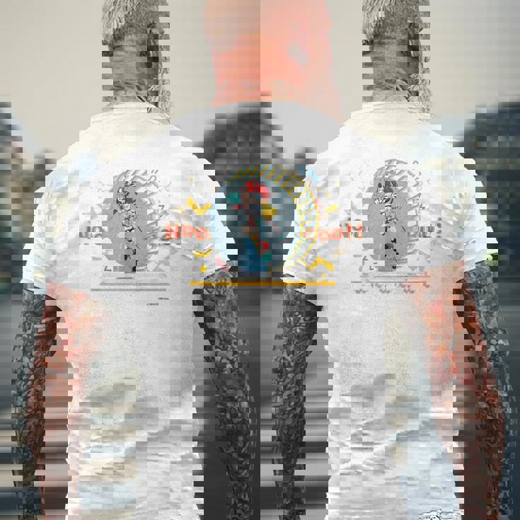 【ハコス・ベールズ】ホロぐら名場面 メンズTシャツ バックプリント 高齢者への贈り物