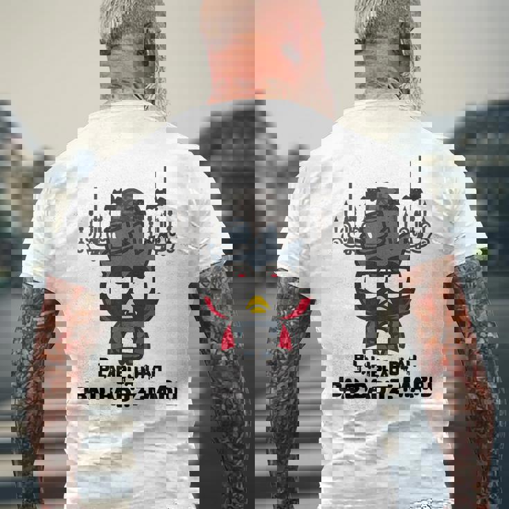 【ハロウィン特集】Usデザイン バッドばつ丸 ヴァンパイア メンズTシャツ バックプリント 高齢者への贈り物