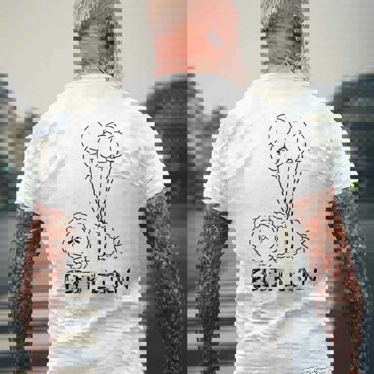 【夏色まつり】えびふらいおんは空を飛ぶ メンズTシャツ バックプリント 高齢者への贈り物