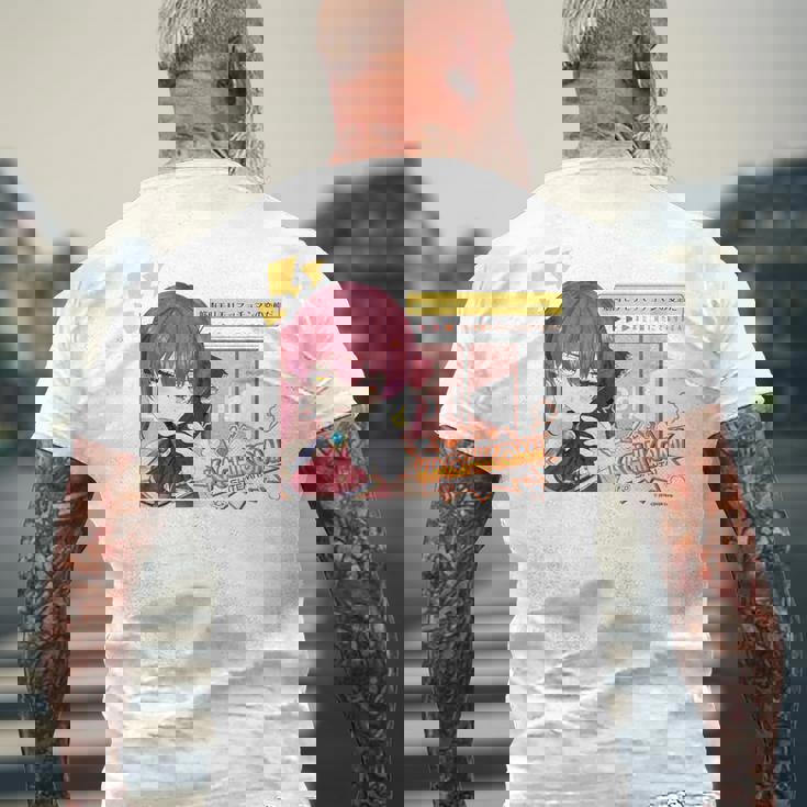 【宝鐘マリン】ホロぐら名場面 メンズTシャツ バックプリント 高齢者への贈り物