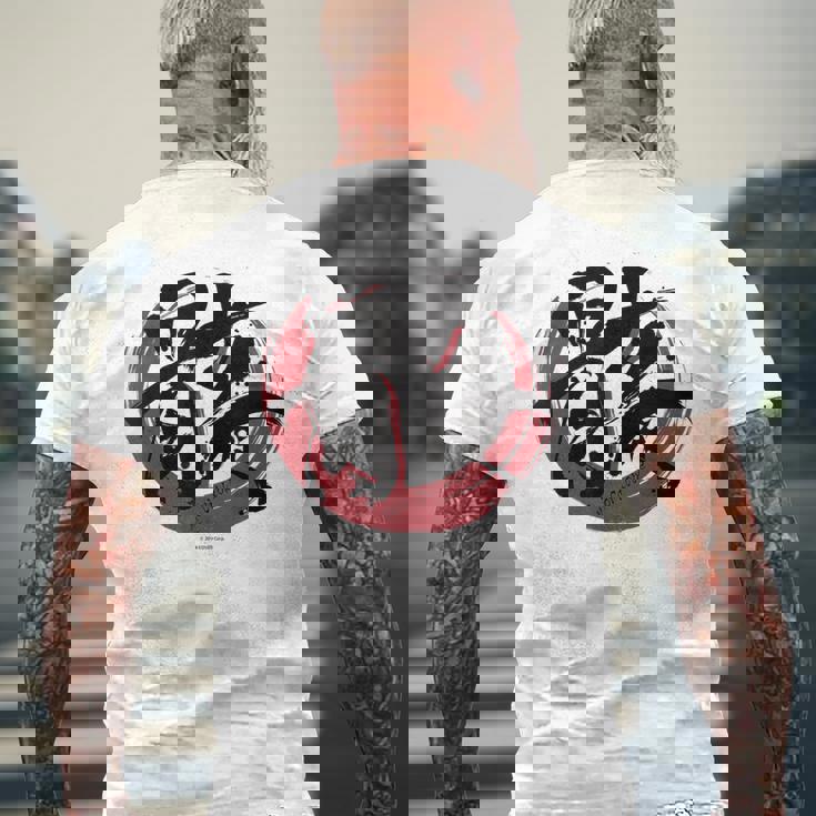 【森カリオペ】ホロライブ 漢字tシャツ 骸 メンズTシャツ バックプリント 高齢者への贈り物