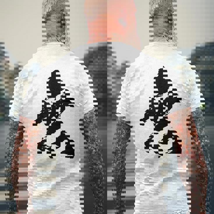 【無】一文字 漢字 日本語 毛筆 書道 筆文字 言葉 和柄 日本 かっこいい お土産 海外 おもしろ 面白い 文字入り メンズTシャツ バックプリント 高齢者への贈り物