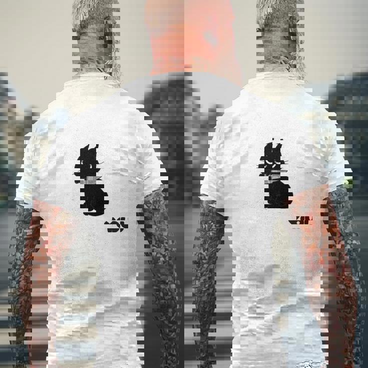 あなたを見ている 長袖tシャツ メンズTシャツ バックプリント 高齢者への贈り物