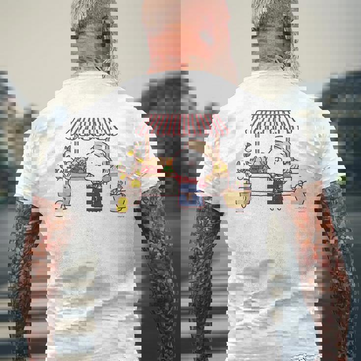 うさまる ベジまるシェ メンズTシャツ バックプリント 高齢者への贈り物