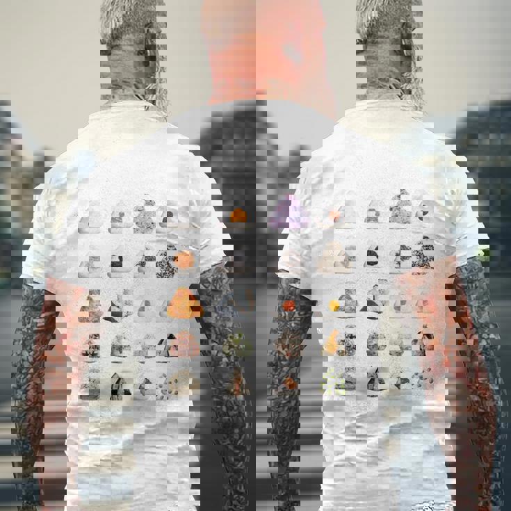 おにぎり 種類 面白いtシャツ おもしろ 食べ物 文字入り メンズ 面白い 服 ネタ グッズ 文字tシャツ プレゼント 長袖tシャツ メンズTシャツ バックプリント 高齢者への贈り物