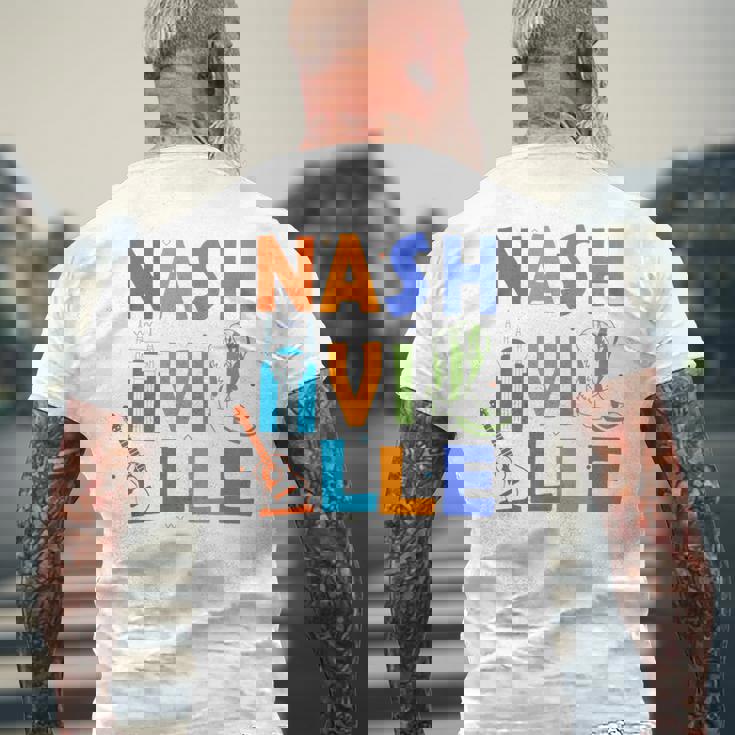 お土産 From Nashville Tn Trip Guitar Music City ナッシュビル 長袖tシャツ メンズTシャツ バックプリント 高齢者への贈り物