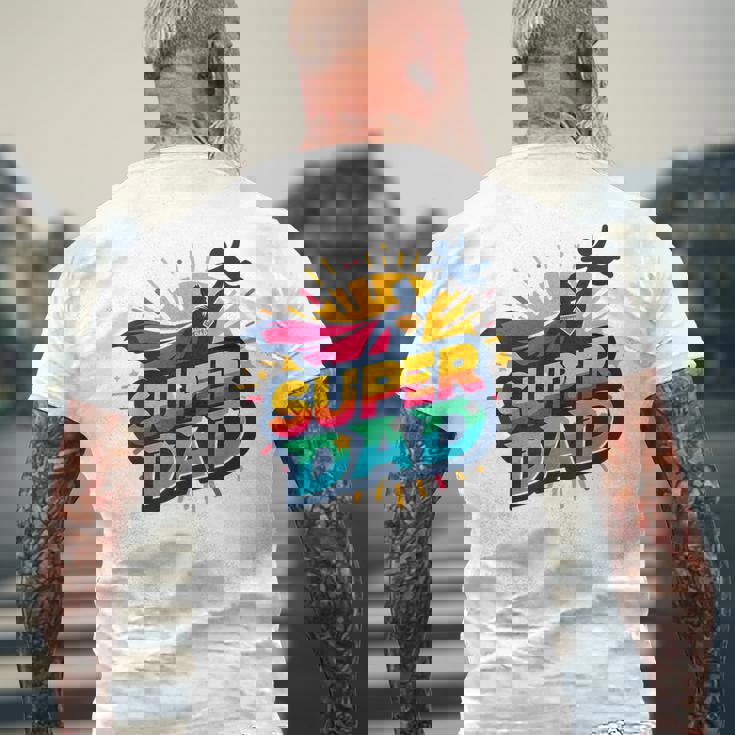 お父さんへの誕生日プレゼント -Uper Dad メンズ メンズTシャツ バックプリント 高齢者への贈り物