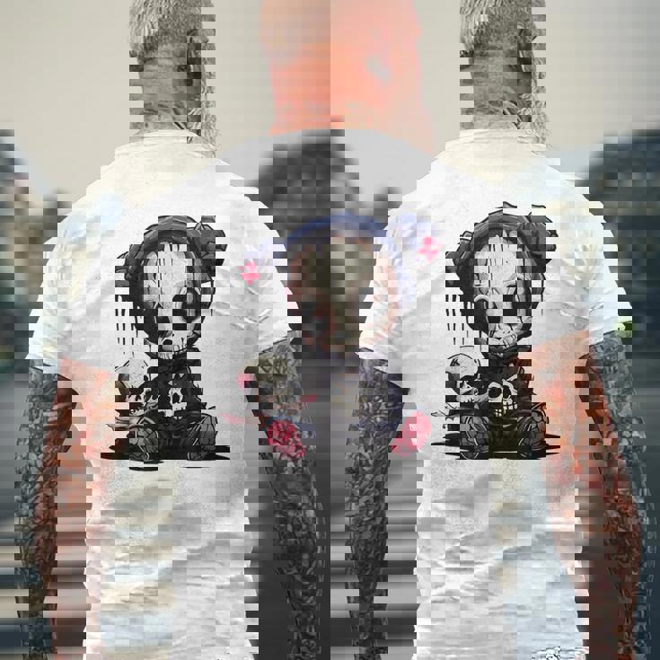 かわいいエモテディベア メンズTシャツ バックプリント 高齢者への贈り物