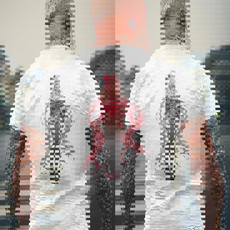 かわいい和風和風ピンク 長袖tシャツ メンズTシャツ バックプリント 高齢者への贈り物