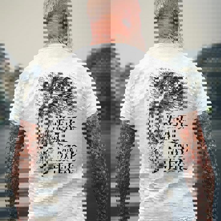 みんな怒ってるよ不思議の国のアリス メンズTシャツ バックプリント 高齢者への贈り物