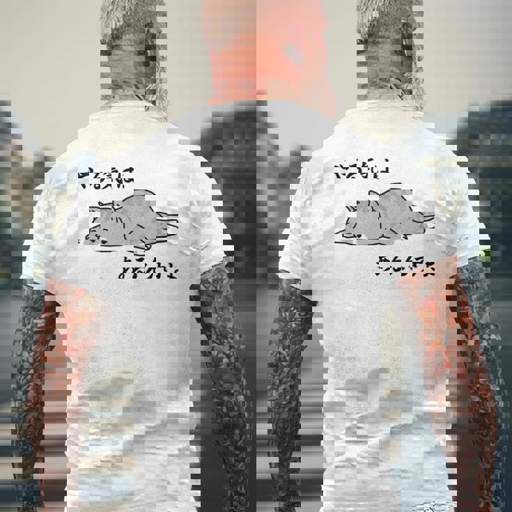 やる気はあるんすよ 猫 ジョーク かわいい 動物好き ギャグ好き ジョーク好き ギャグ おもしろ ネタ 長袖tシャツ メンズTシャツ バックプリント 高齢者への贈り物