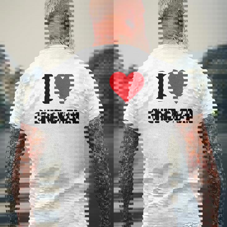 アイハート 宜野湾 Japan Love 日本土産 メンズTシャツ バックプリント 高齢者への贈り物