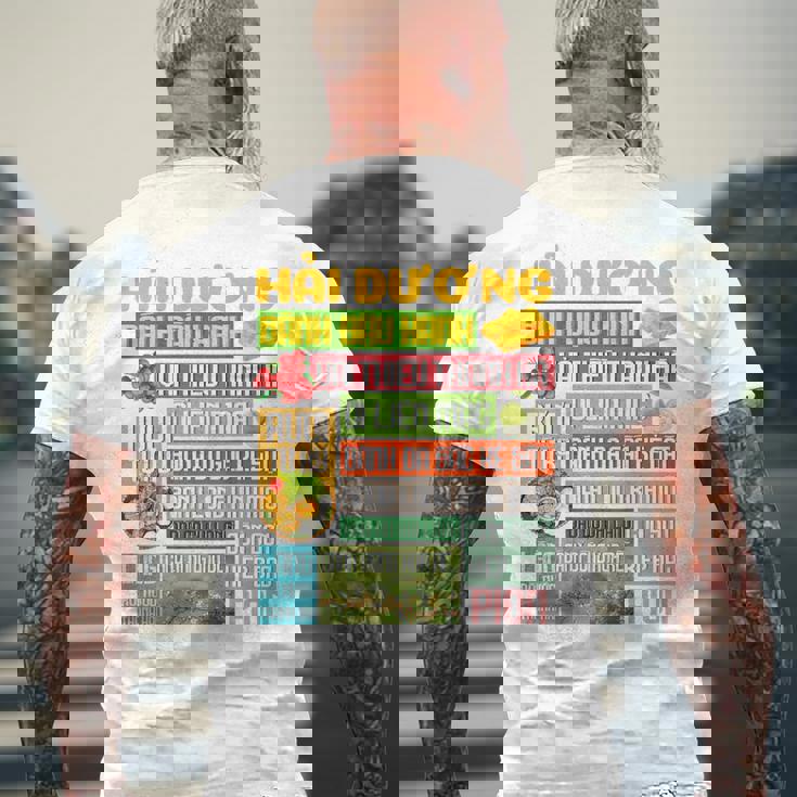 アイ・ラブ・ハイズオン-アイ・ラブ・ベトナム-Pion メンズTシャツ バックプリント 高齢者への贈り物