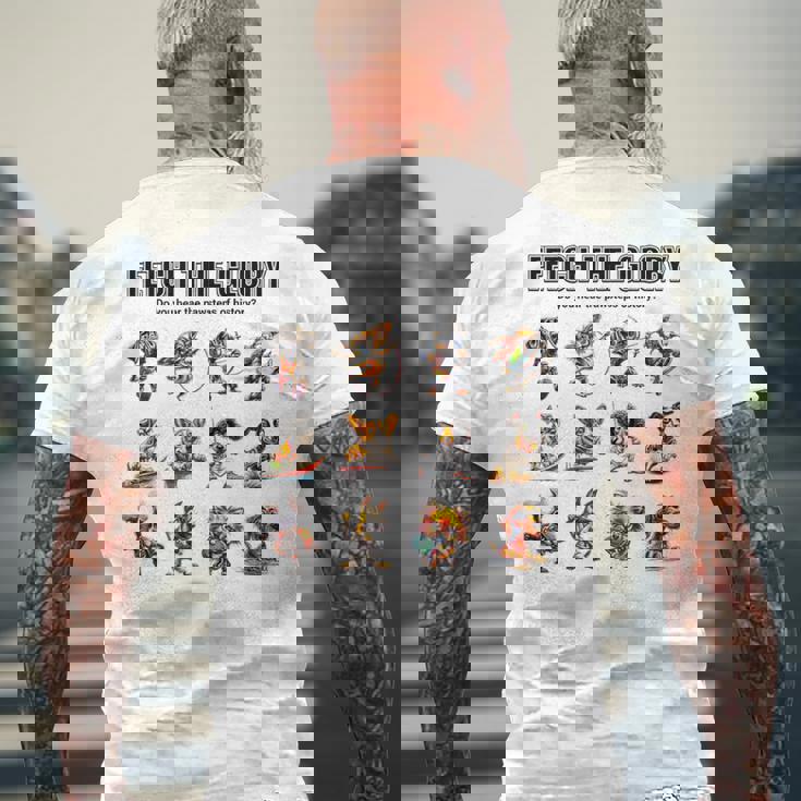 アスリート犬たちの挑戦 – Fetch The Glory メンズTシャツ バックプリント 高齢者への贈り物