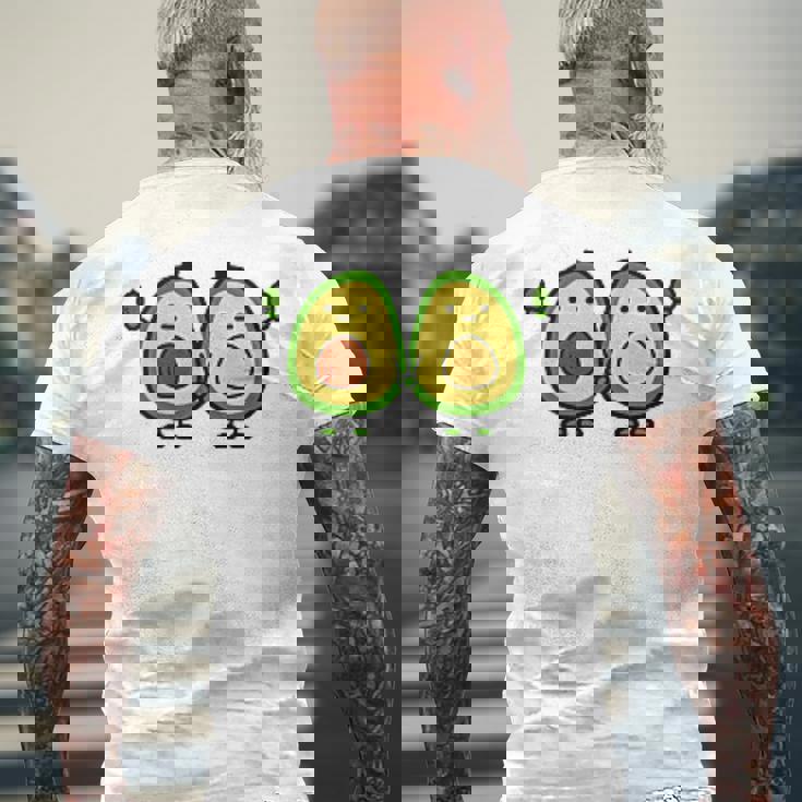 アボカドくん メンズTシャツ バックプリント 高齢者への贈り物