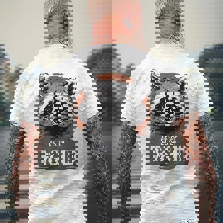 アライグマコスチュームtシャツ グルービー Let's Get Trashed メンズTシャツ バックプリント 高齢者への贈り物