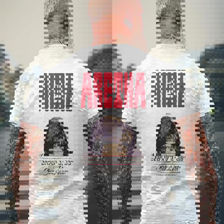 アレサ・フランクリン・コボ・アリーナ 1968 メンズTシャツ バックプリント 高齢者への贈り物