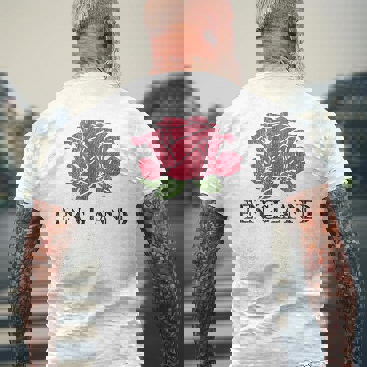 アンティーク調のイングリッシュラグビーシャツ メンズTシャツ バックプリント 高齢者への贈り物