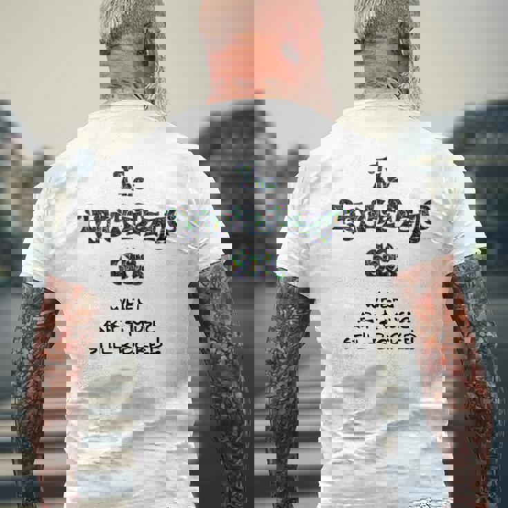 アートと音楽がまだ揺るがしていた1960年代のサイケデリックな60年代 メンズTシャツ バックプリント 高齢者への贈り物