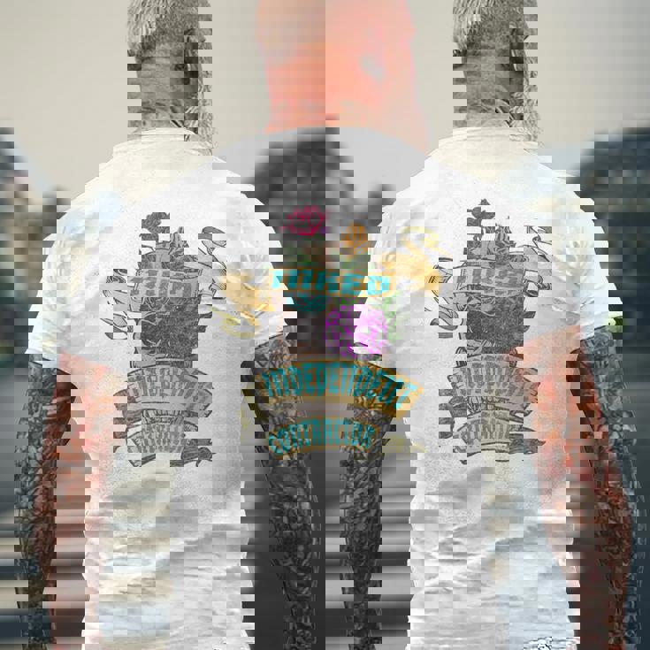 インディペンデント コントラクター インクドクロ タトゥー バックサイドデザイン メンズTシャツ バックプリント 高齢者への贈り物