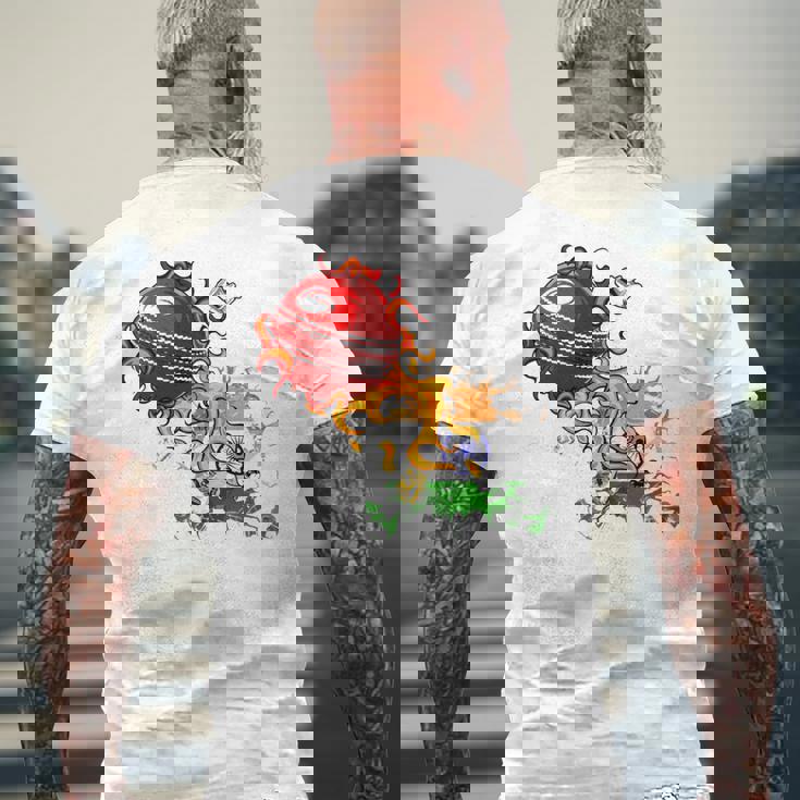 インドクリケット 長袖tシャツ メンズTシャツ バックプリント 高齢者への贈り物