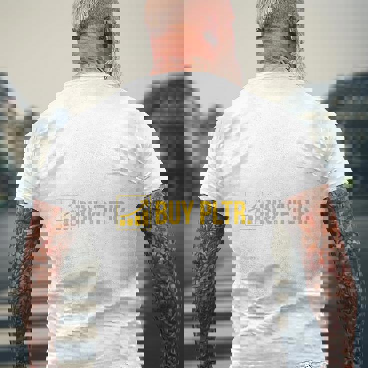 イートスリープインベストベスト Pltr購入パランティア投資。 長袖tシャツ メンズTシャツ バックプリント 高齢者への贈り物