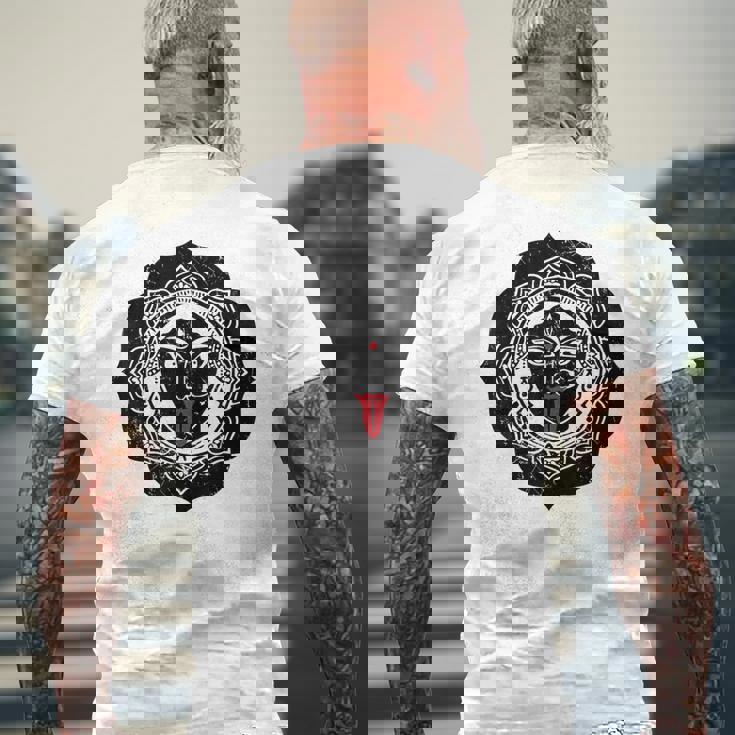 カーリー ヒンドゥー教 神 女神 インド 聖なるヨガ プージャ カーリー メンズTシャツ バックプリント 高齢者への贈り物