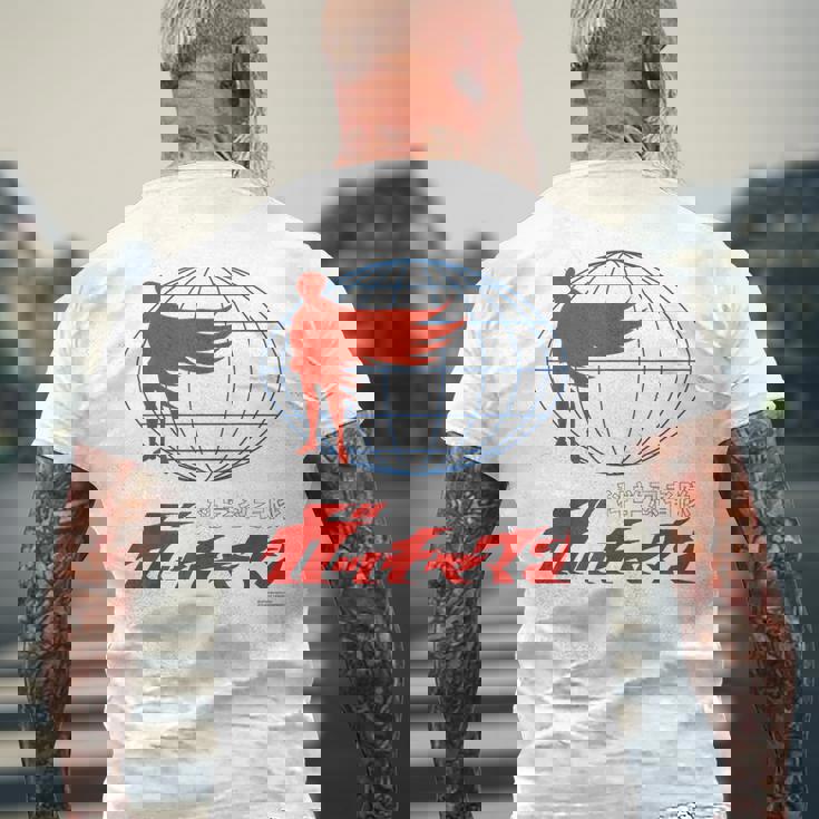 ガッチャマン O メンズTシャツ バックプリント 高齢者への贈り物