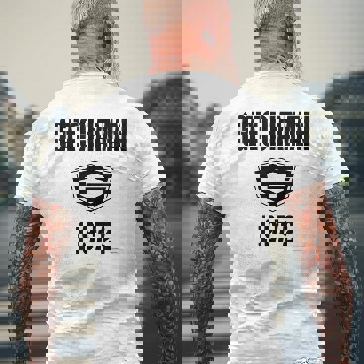 ガッチャマン カレッジデザイン メンズTシャツ バックプリント 高齢者への贈り物