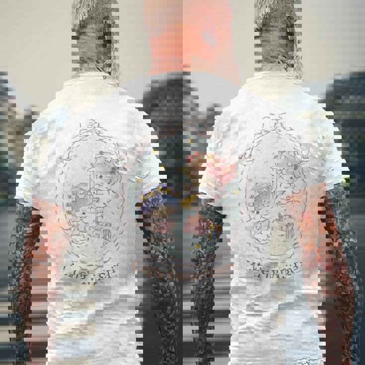 キッズ Amazon限定デザイン リトルツインスターズ エンジェル メンズTシャツ バックプリント 高齢者への贈り物